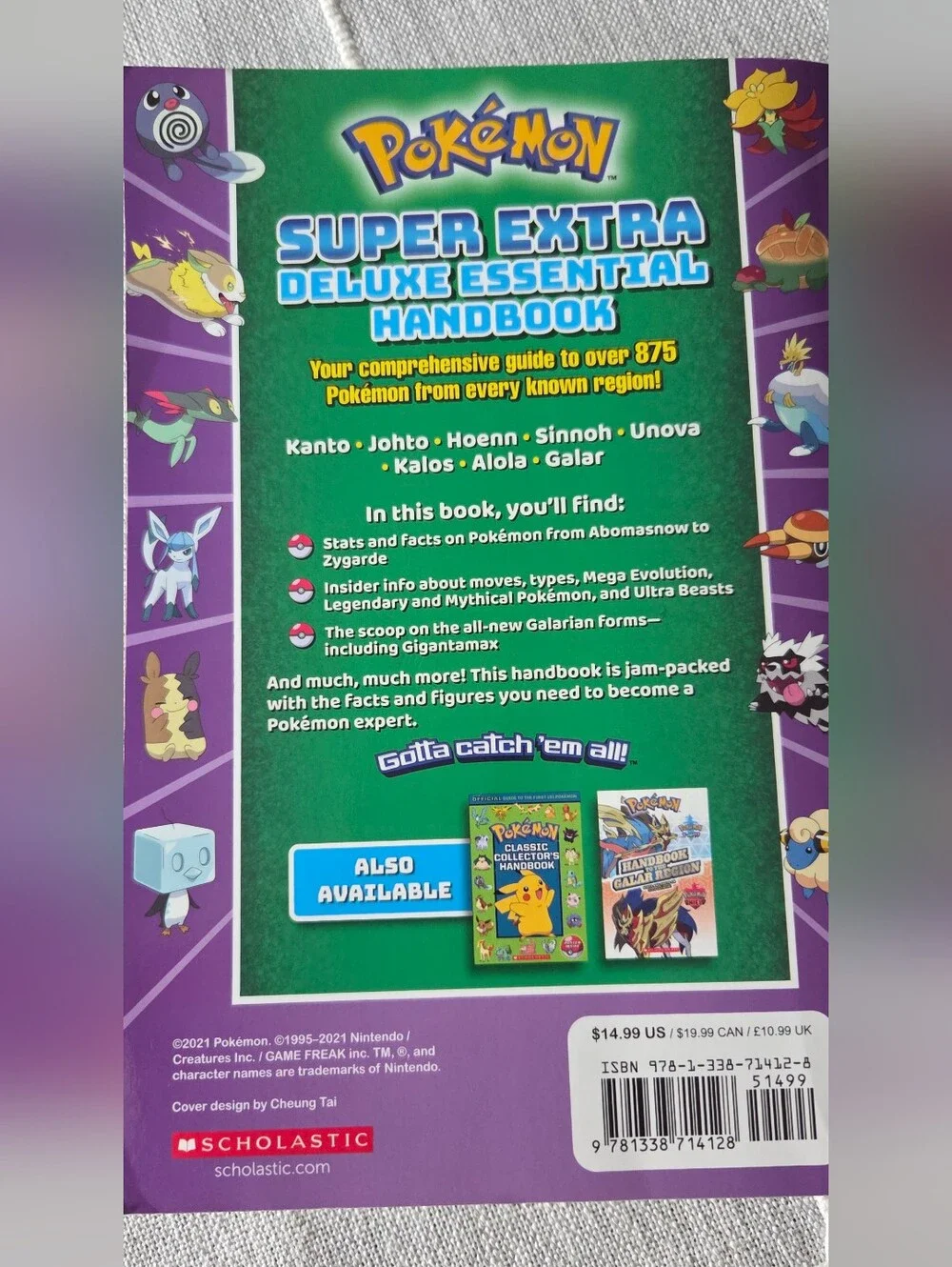 Pokémon Super Extra Deluxe Essential Handbook 2021 Scholastic Paperback